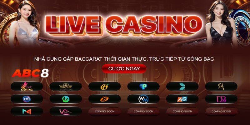 Sảnh chơi casino nhiều người ghé đến cá cược